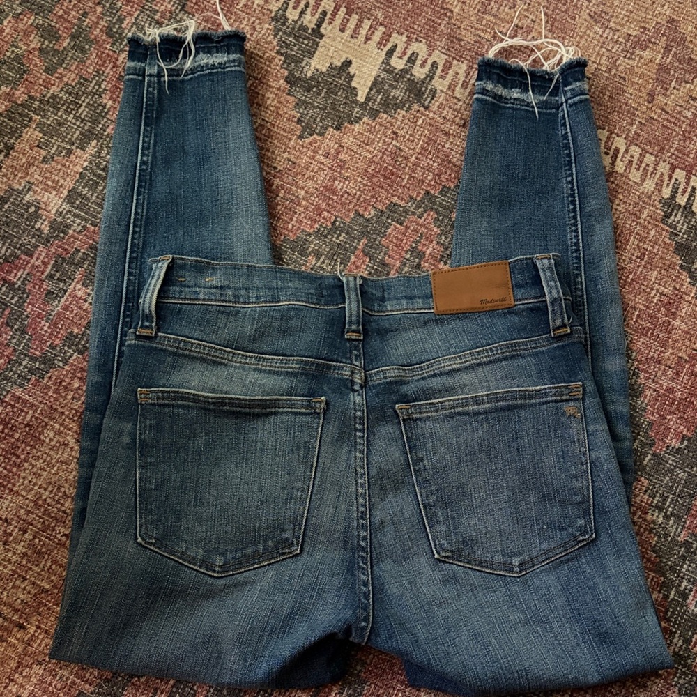Madewell Dark Blue Skinny Jeans